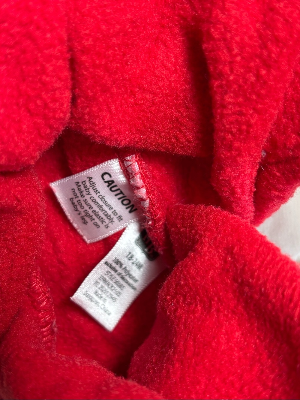 18-24M Fleece Santa Slipper Booties - Picture 5 of 5